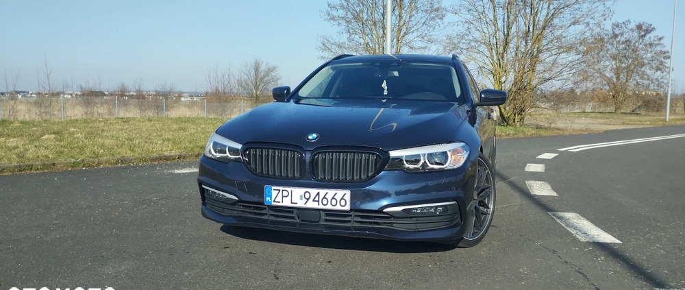 BMW Seria 5 cena 89999 przebieg: 104854, rok produkcji 2018 z Szczecin małe 121